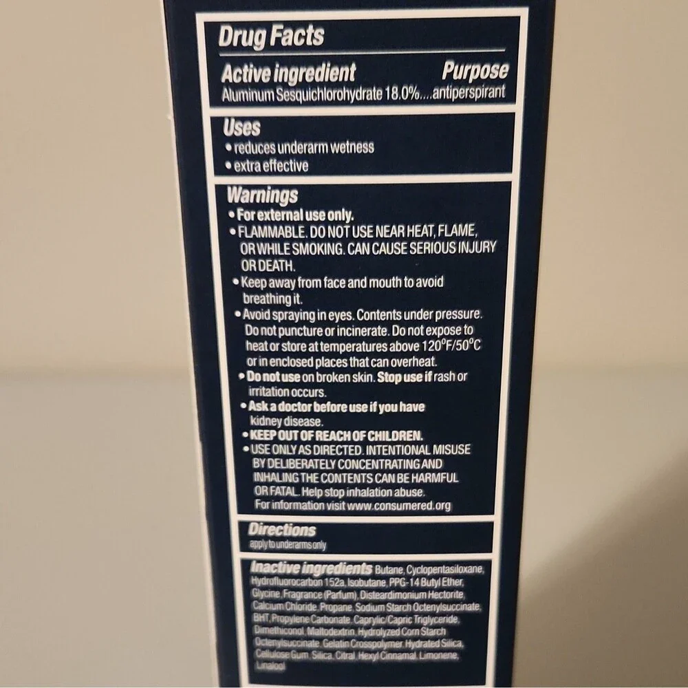 Degree Clinical 96H Dry Spray Antiperspirant Deodorant Intense Fresh 3.8 oz